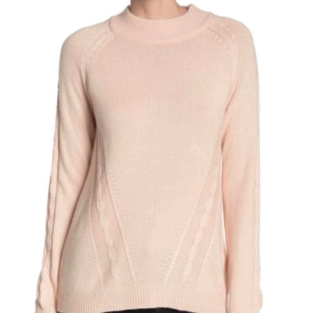 Nannette NEW Leopard Blush Cashmere Sweater